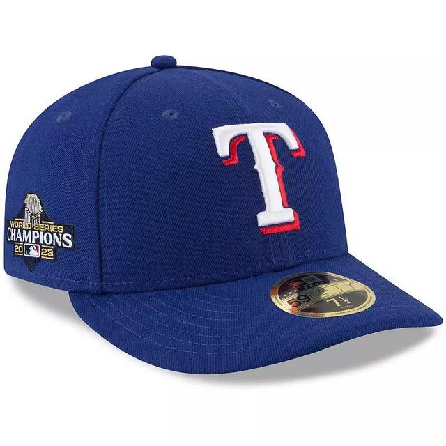 Mens New Era Royal Texas Rangers 2023 World Series Champions Low Profile 59FIFTY Fitted Hat Product Image