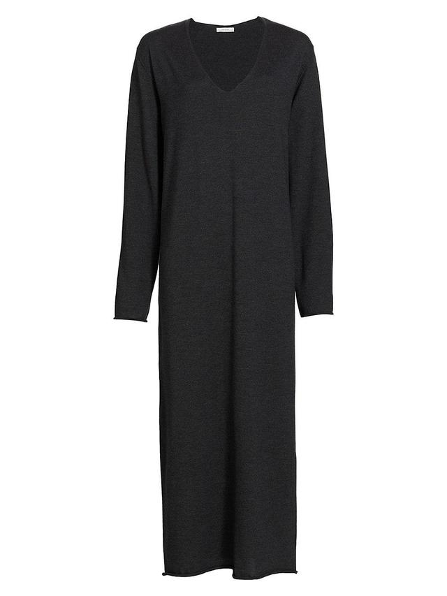 Womens Dej Knit Long-Sleeve Maxi Dress Product Image