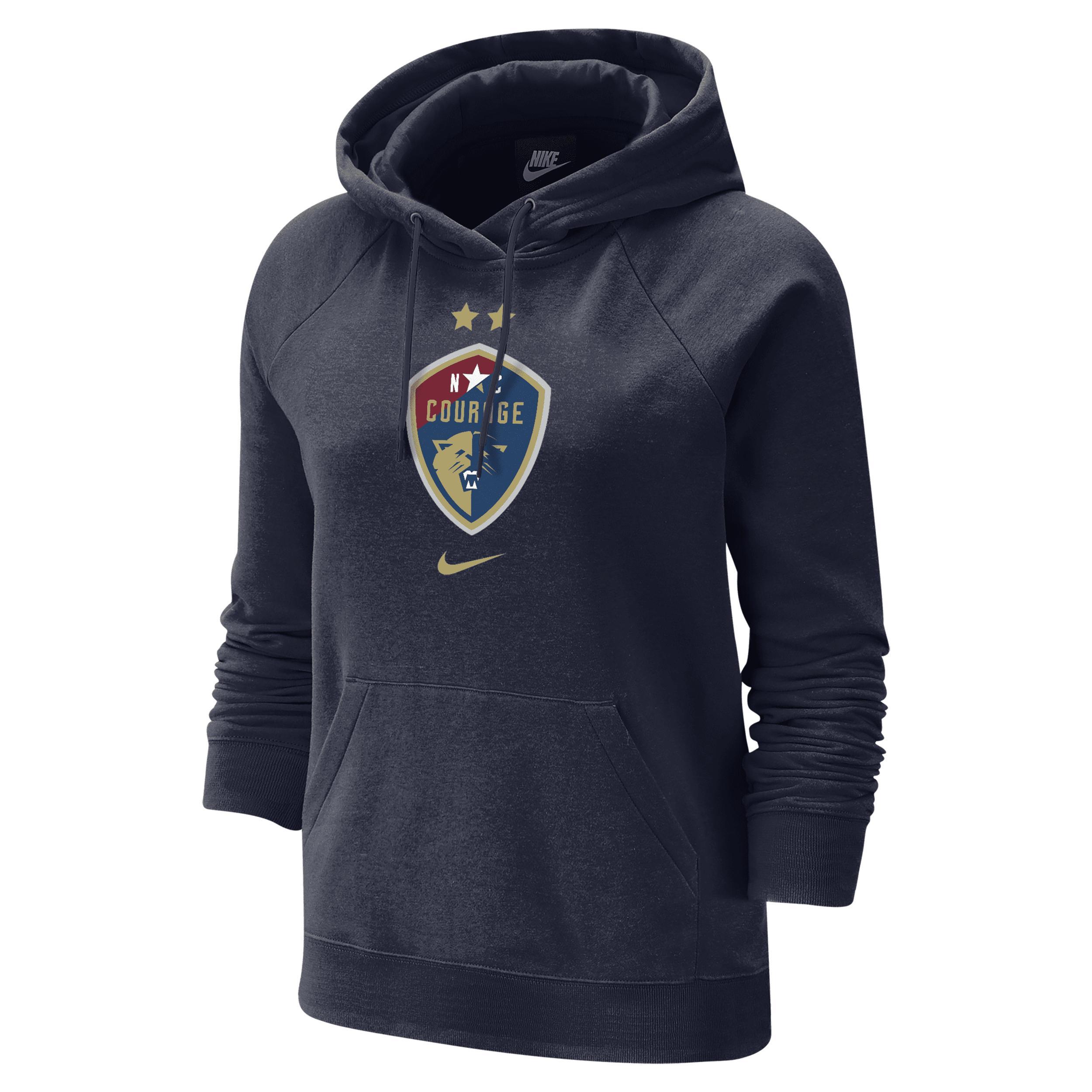 North Carolina Courage Nike Women's Soccer Varsity Fleece Hoodie Product Image