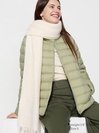 Womens Ultra Light Down Jacket with Anti-Static Green 2XS UNIQLO US Product Image