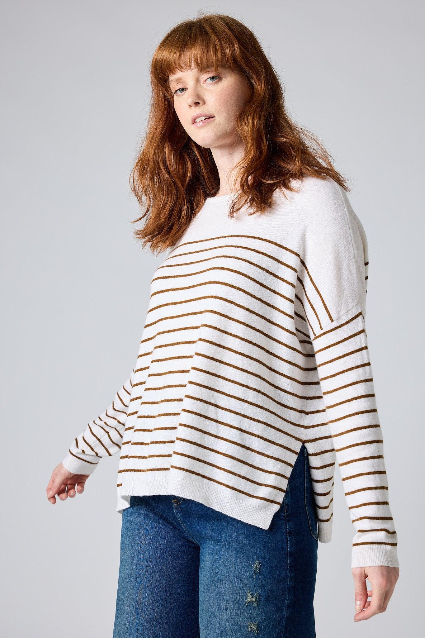 New Beginnings Striped Sweater Product Image