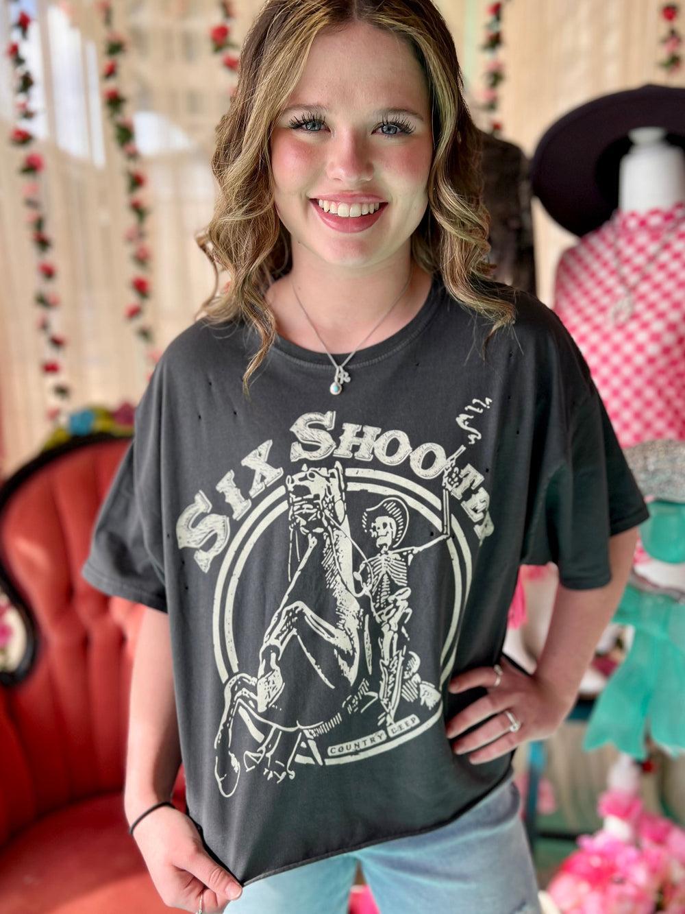 Six Shooter Holy Cropped Tee product image