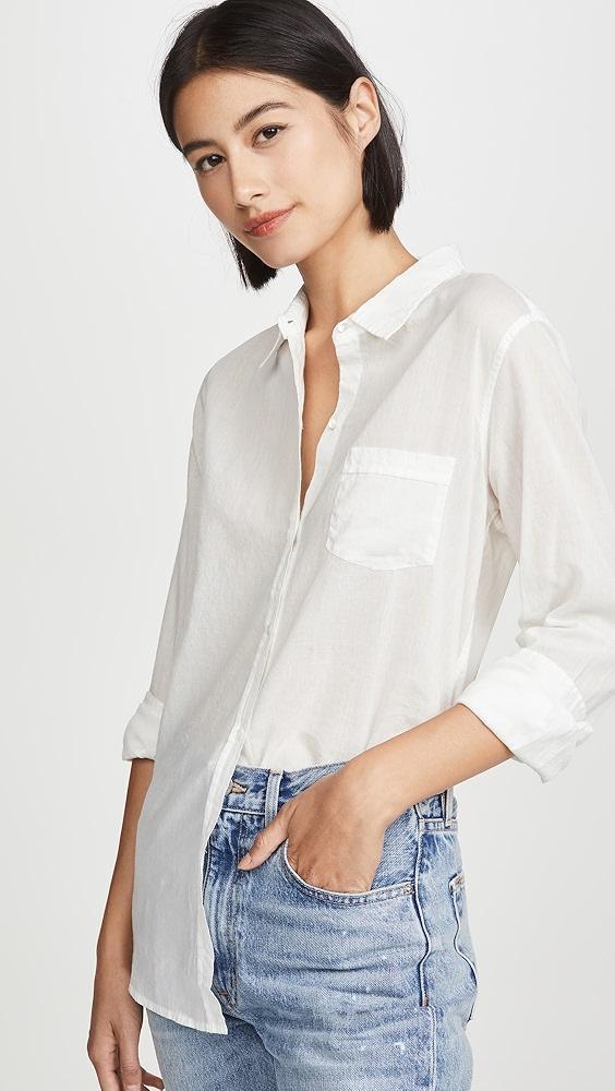 Nili Lotan Cotton Voile Shirt | Shopbop Product Image