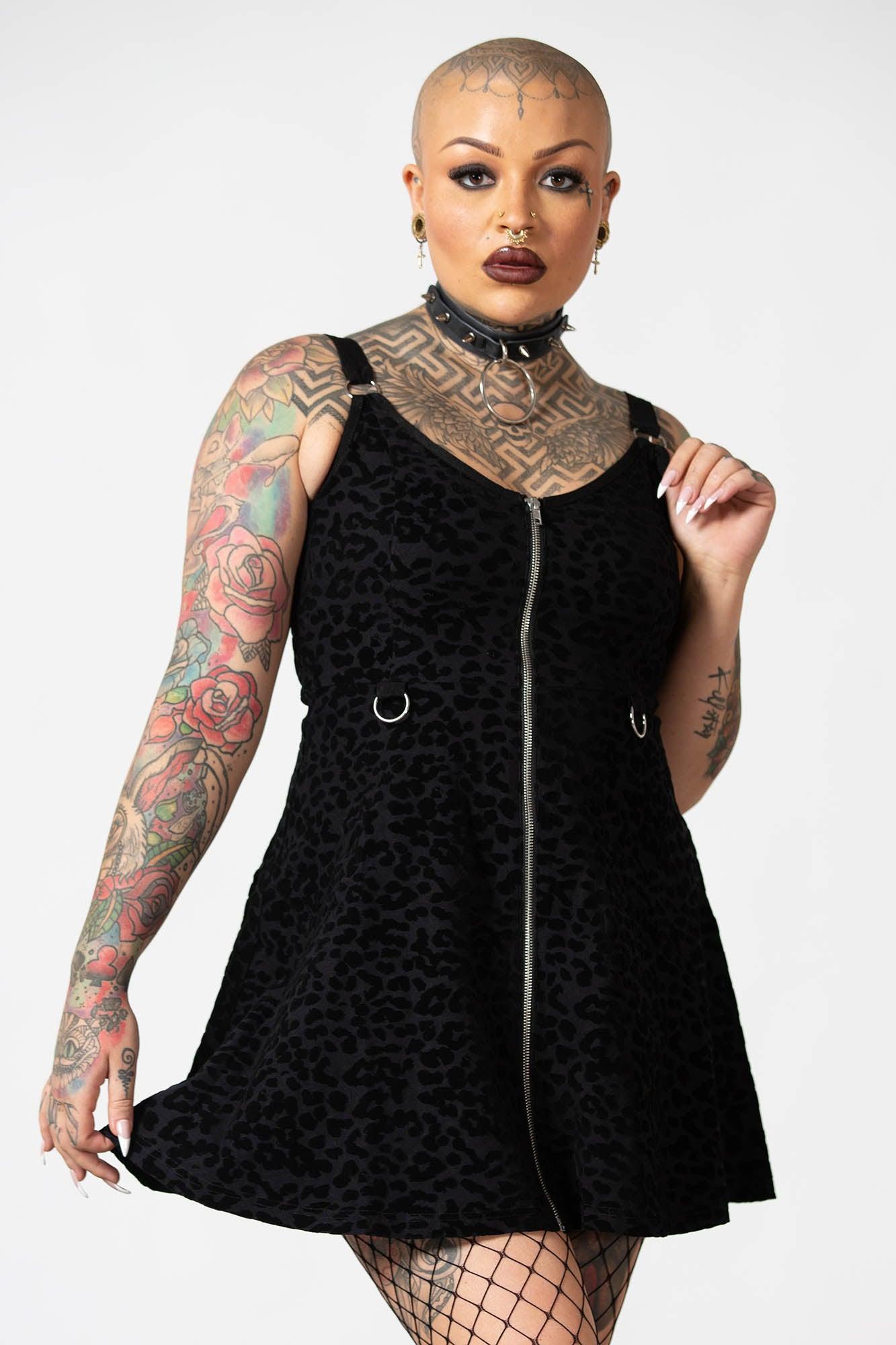 Feelin Purrty Skater Dress Female Product Image