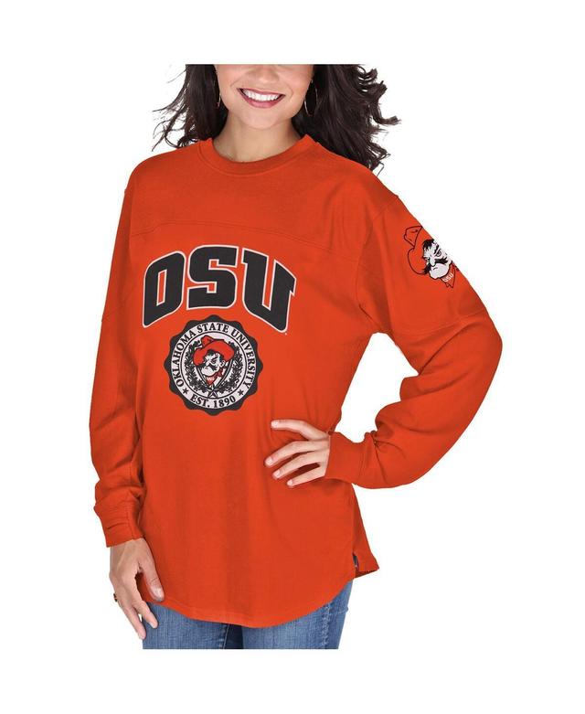 Womens Orange Oklahoma State Cowboys Edith Long Sleeve T-shirt Product Image