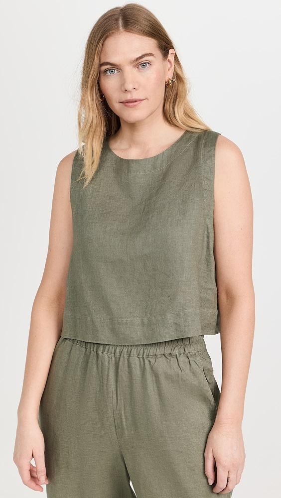 XIRENA Robbie Linen Top | Shopbop Product Image