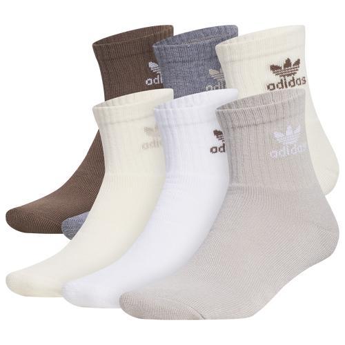 adidas Originals Mens adidas Originals Trefoil 6 Pack Quarter Socks - Mens Wonder Beige/Wonder White/Earth Strata Product Image