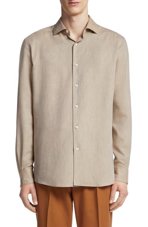 Zegna Cashco Regular Fit Button Down Shirt Product Image