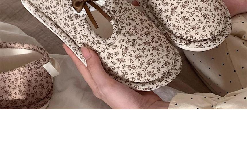 Floral Bow Slip-Ons Product Image