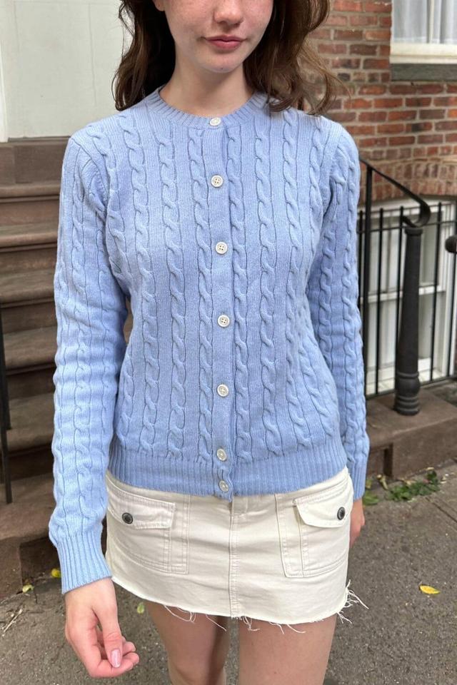 Olsen WOOL Cable Knit Cardigan Product Image