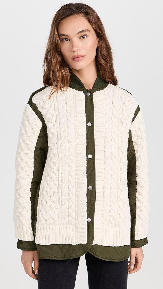 rag & bone Winnie Mixed Media Jacket | Shopbop Product Image