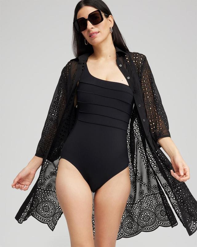 Women's Shirt Dress Swim Coverup Product Image