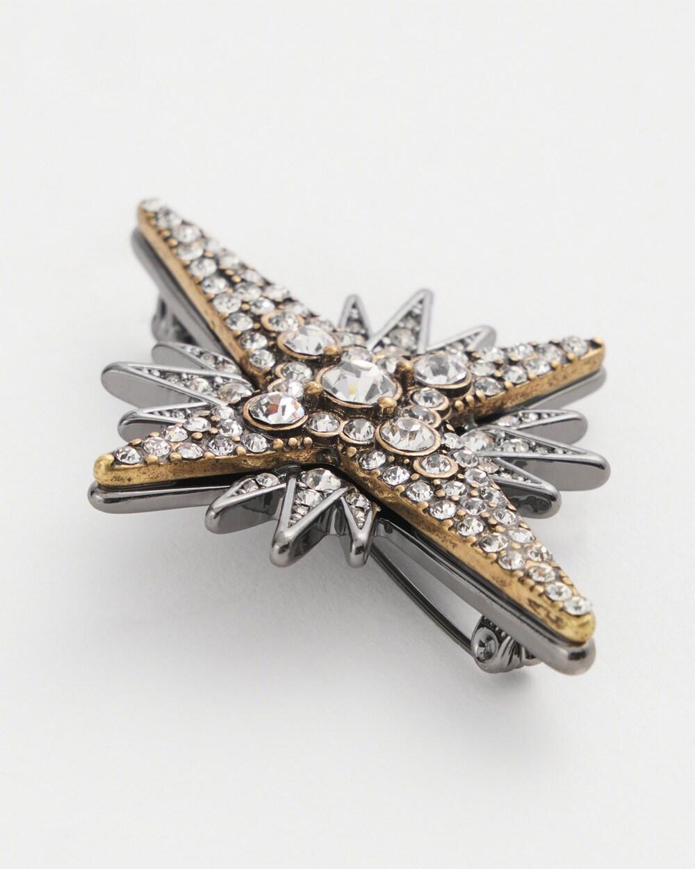 Embellished North Star Brooch Product Image