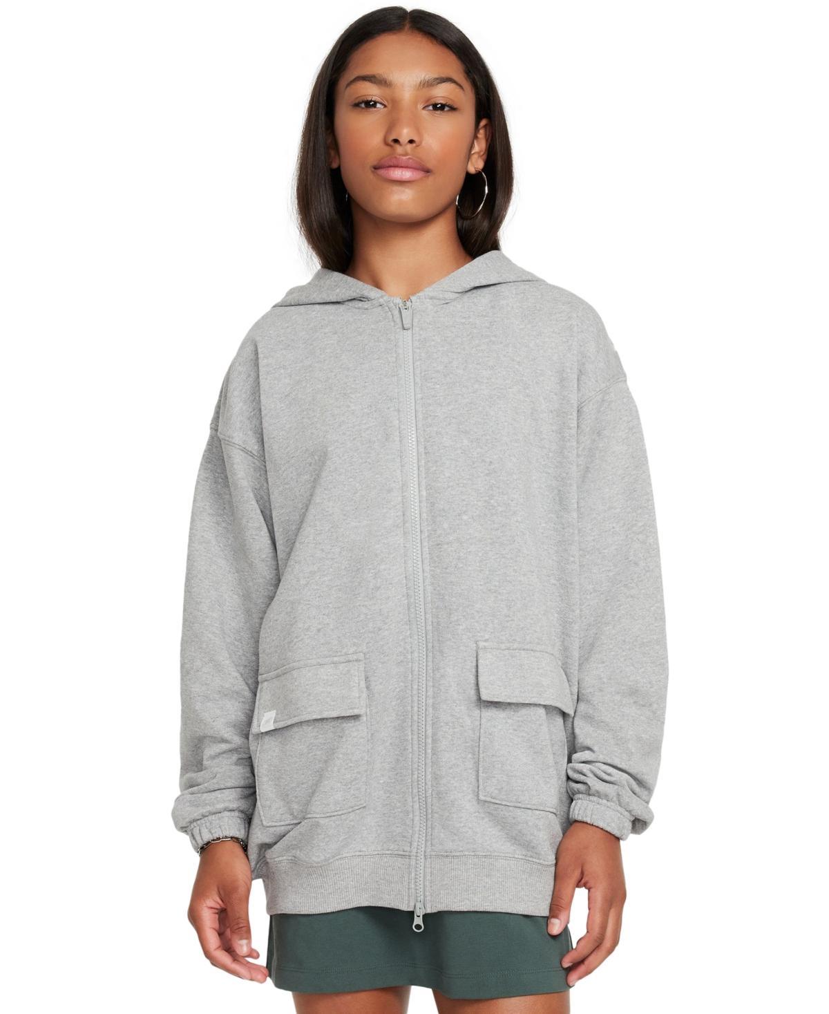 Women's Nike Sportswear Girls' Dri-FIT Oversized Fleece Hoodie Product Image