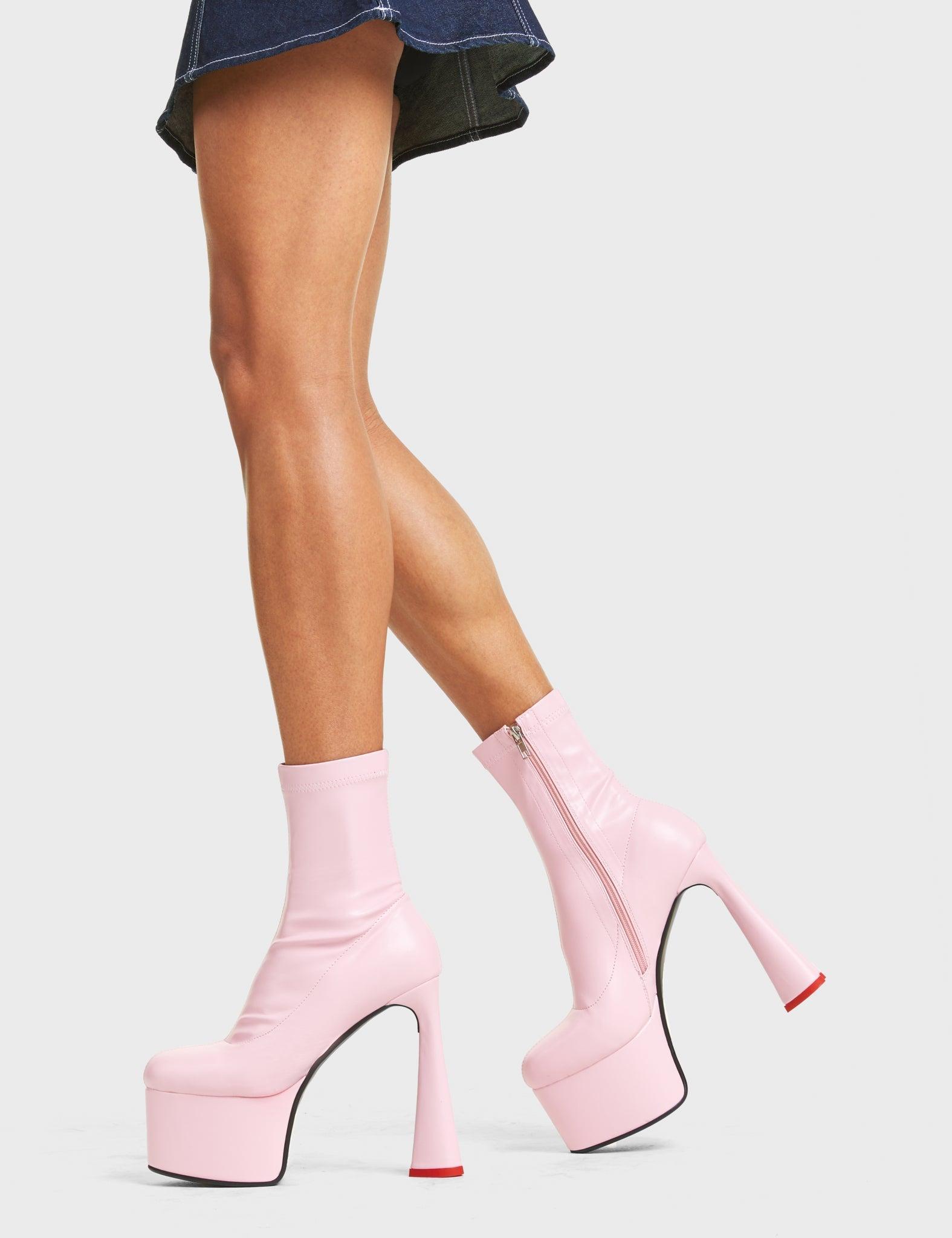 Addicted Platform Ankle Boots Product Image