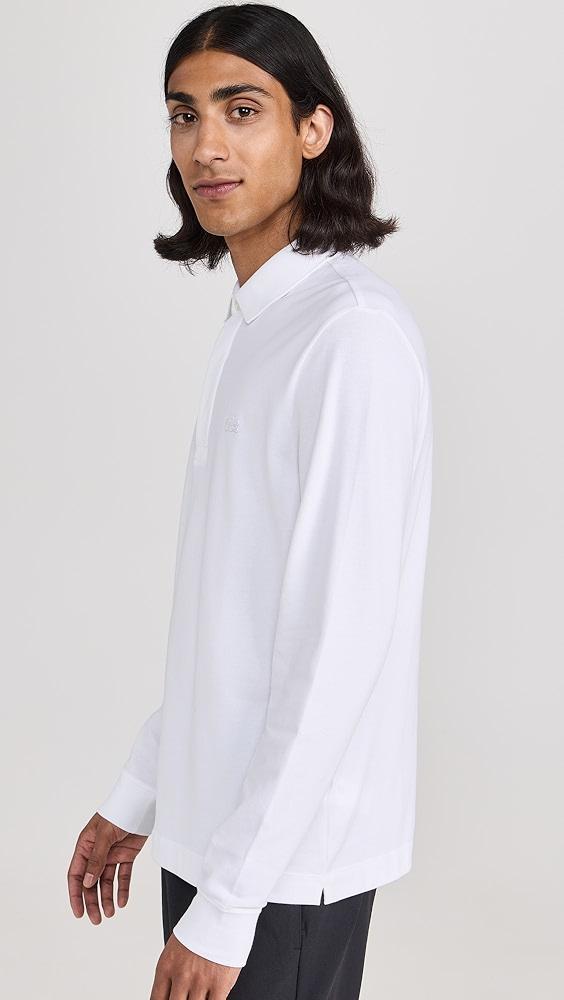 Lacoste Long Sleeve Stretch Cotton Paris Polo | Shopbop Product Image