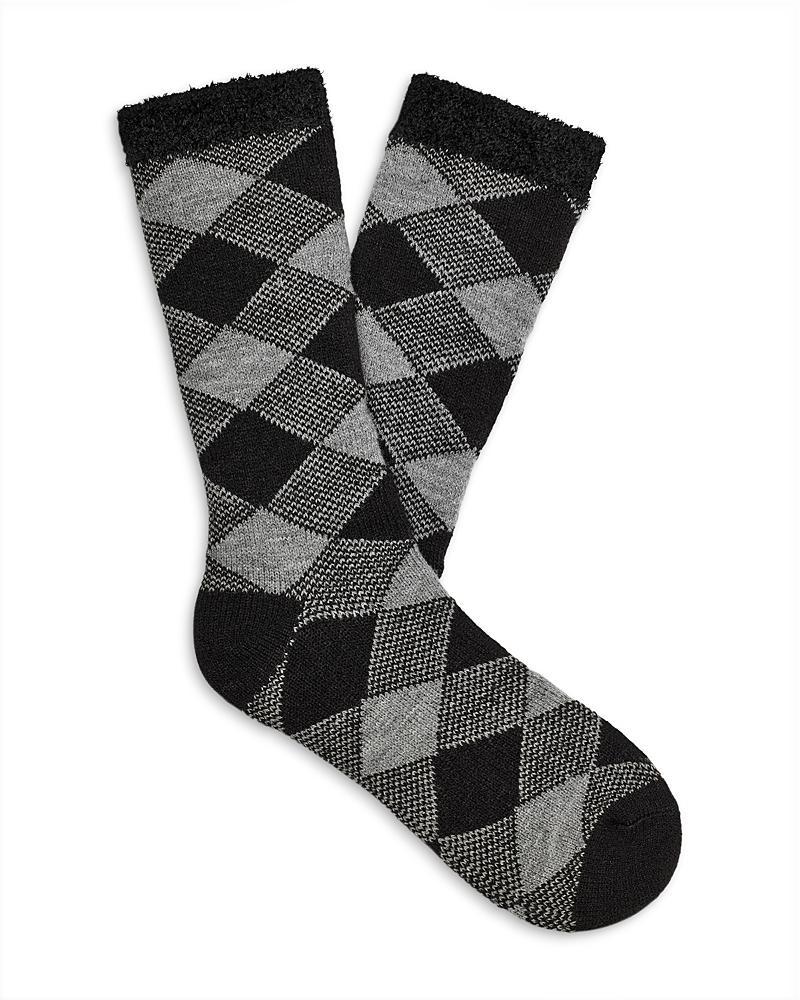 Ugg Grady Check Fleece Lined Crew Socks Product Image