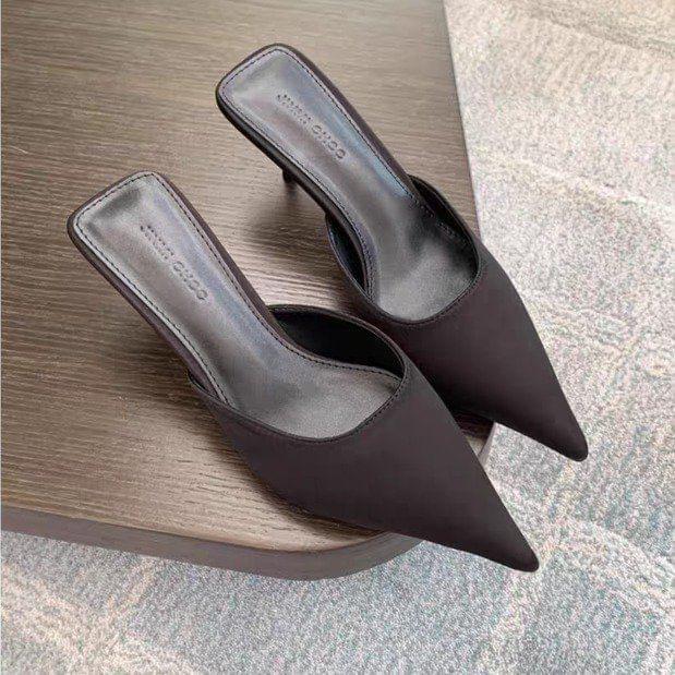 Pointed Toe Kitten Heel Mules product image