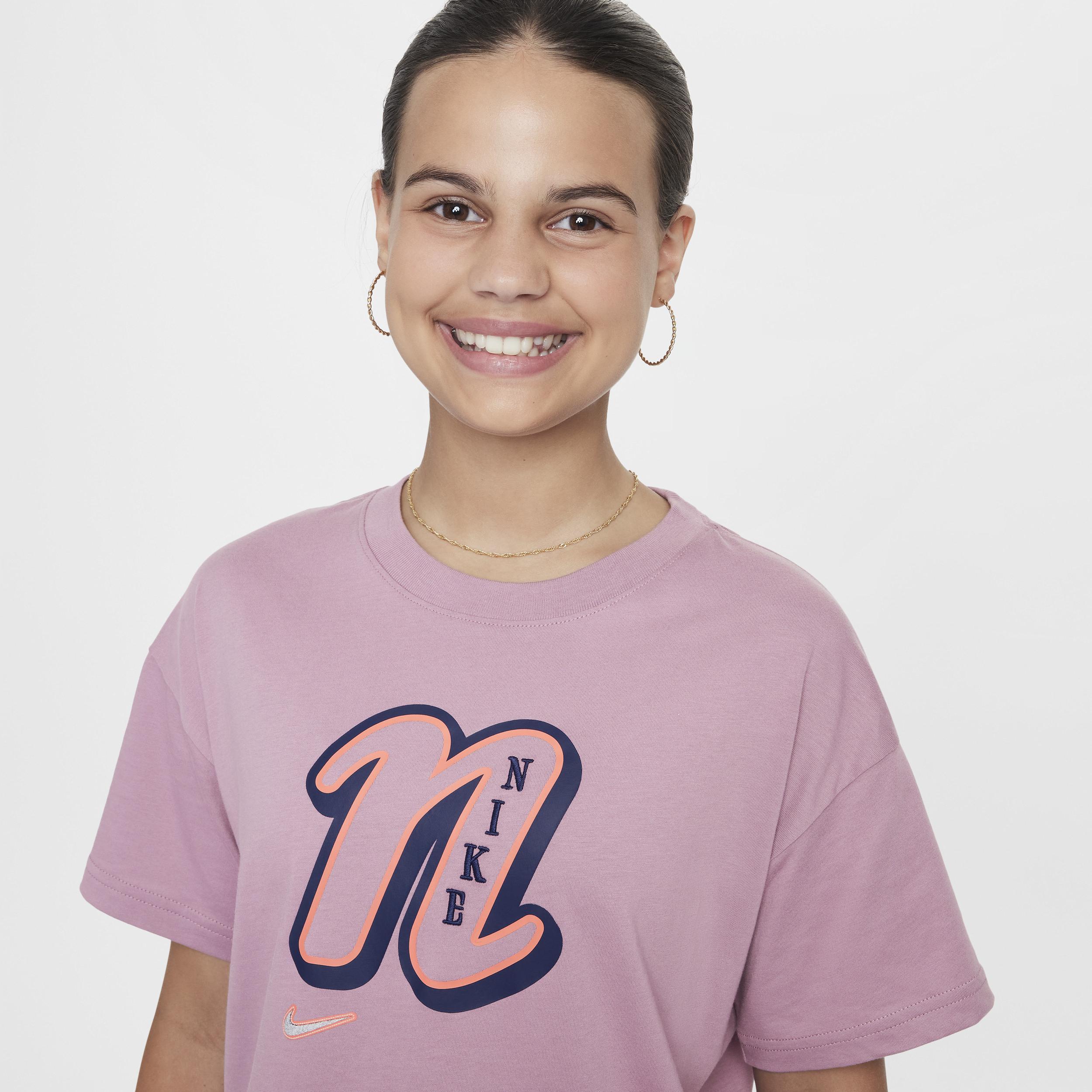 Womens Nike Sportswear Girls T-Shirt Product Image