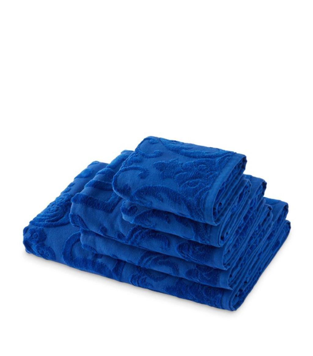 Set Of 5 Towels In Blue Product Image