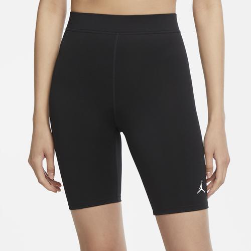 Jordan Womens Essential Leg Core Shorts - Black/Black Product Image