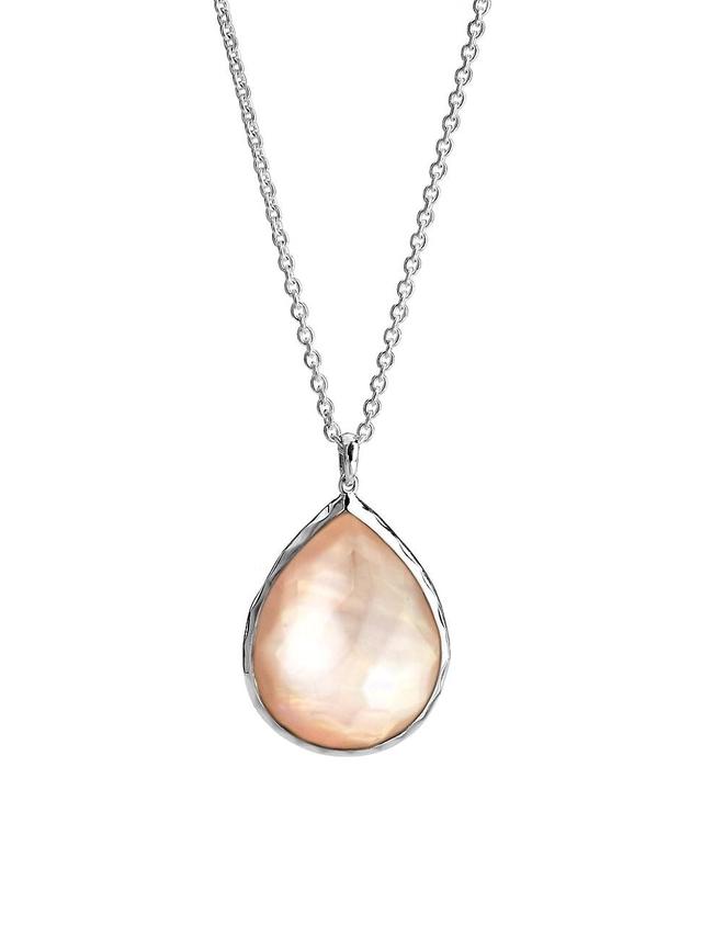 Ippolita Wonderland Sterling Silver Teardrop Pendant Necklace at Nordstrom, Size 16 Product Image