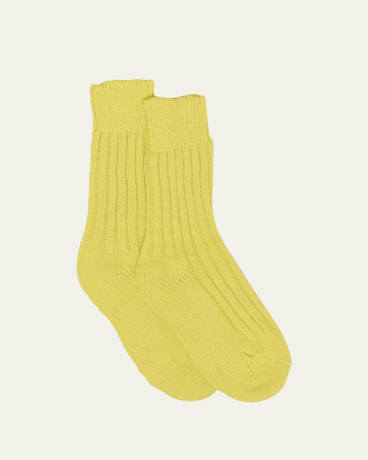 Mens Yosemite Cashmere Crew Socks Product Image