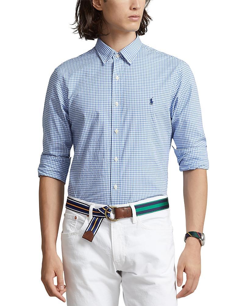 Polo Ralph Lauren Slim Fit Long Sleeve Poplin Button Down Shirt Product Image