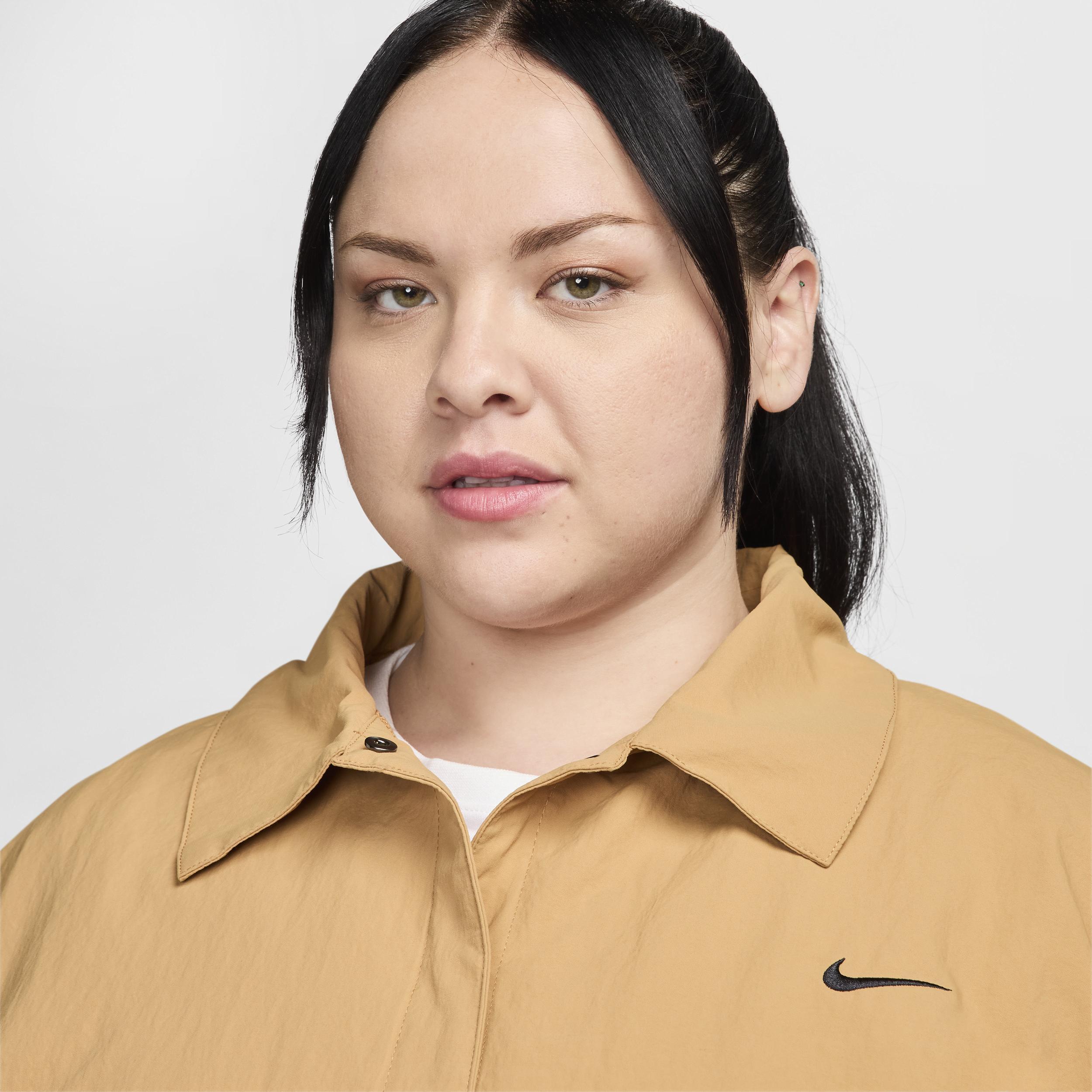 Womens Nike Sportswear Essential Oversized UV Woven Coaches Jacket (Plus Size) Product Image