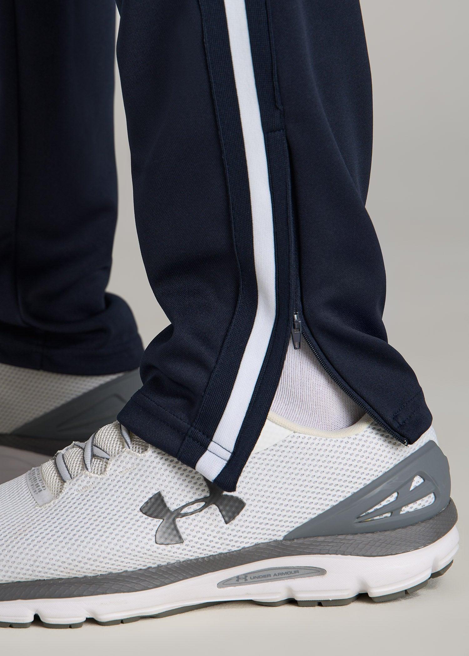 Athletic Stripe Pants for Tall Men in Navy Male Product Image