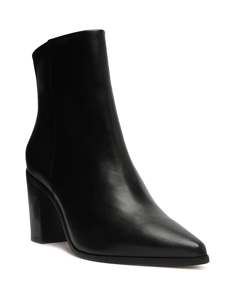 Womens Mikki Leather Ankle Boots Product Image