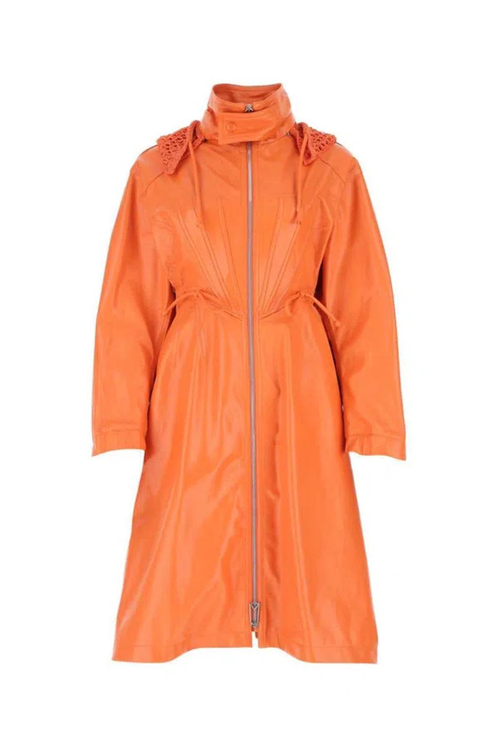 Orange Long Parka Product Image