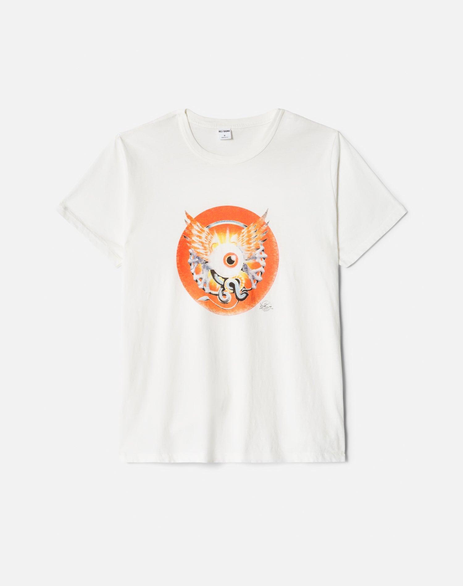 Classic "Eye Ball" Tee - Old White Product Image