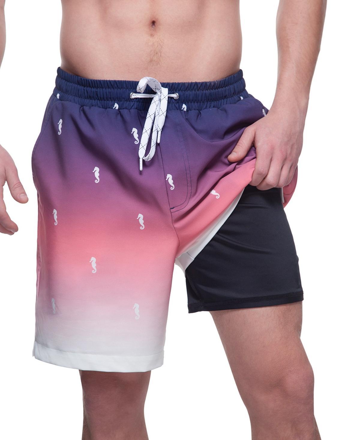 Rokka&Rolla Mens 7 Compression Liner Stretch Swim Trunks Upf 50+ Product Image