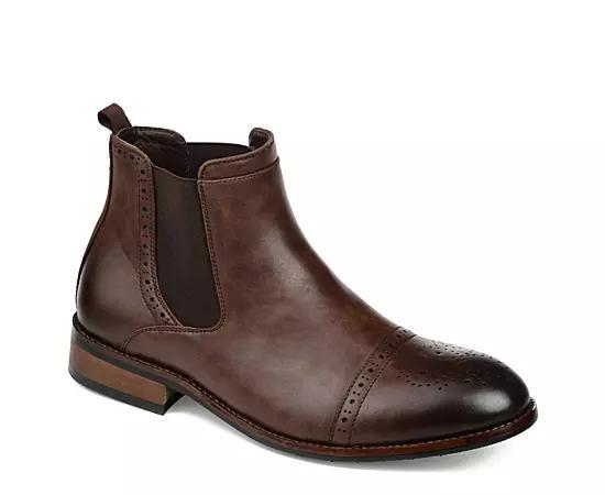 Vance Co. Garrett Mens Cap Toe Chelsea Boot Product Image