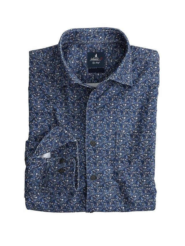 Mens Cecil Floral Long-Sleeve Shirt Product Image