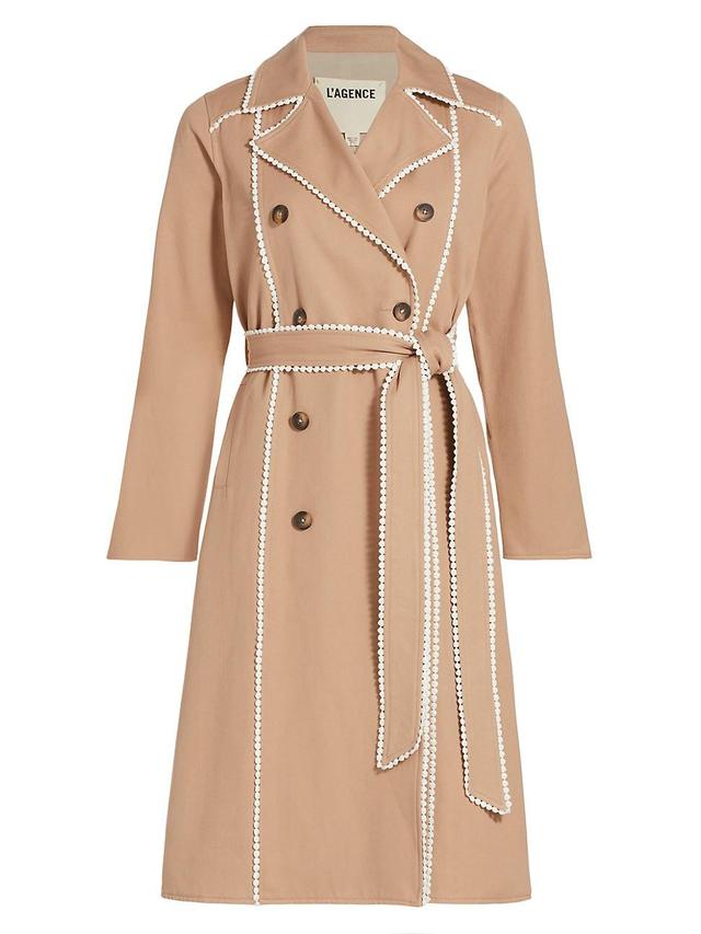 Womens Venus Cotton Trench Coat Product Image