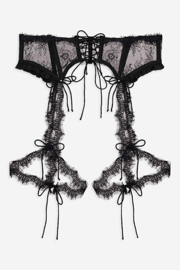 Sonja Garter Belt — Black Product Image