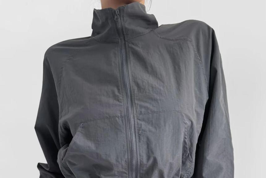 Plain Zip Jacket Product Image