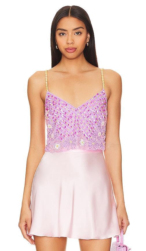 MAJORELLE Naya Embellished Top Size M, S, XS. Product Image