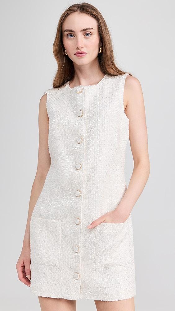 endless rose Sleeveless Tweed Mini Dress | Shopbop Product Image