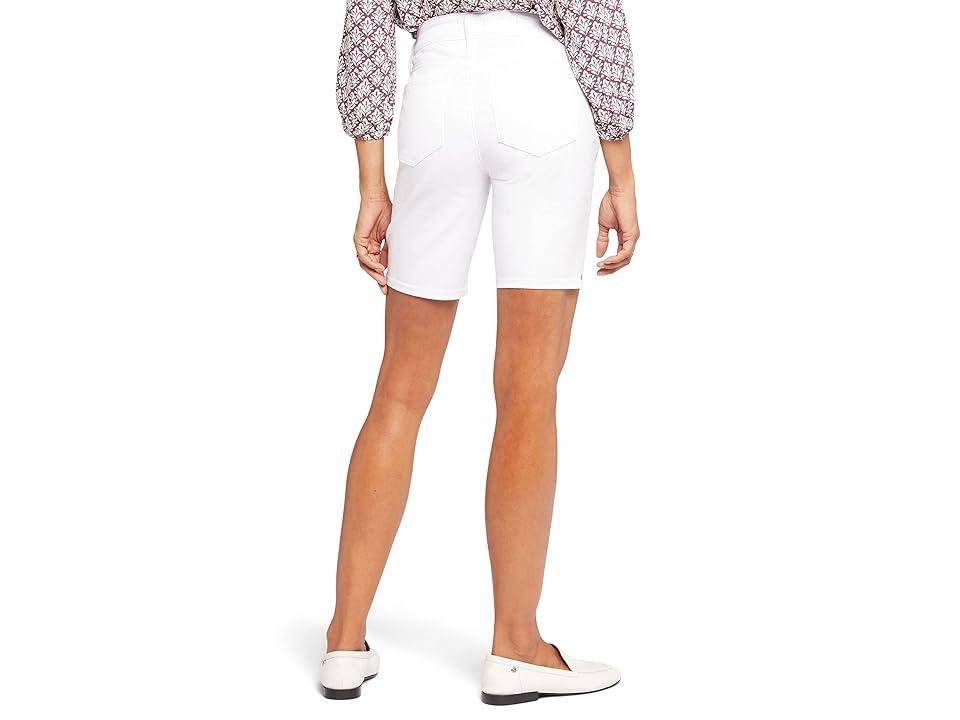 NYDJ Ella Shorts with Sideseam Slits in Optic (Optic ) Women's Shorts Product Image