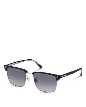 Mens 57MM Square Acetate Sunglasses Product Image