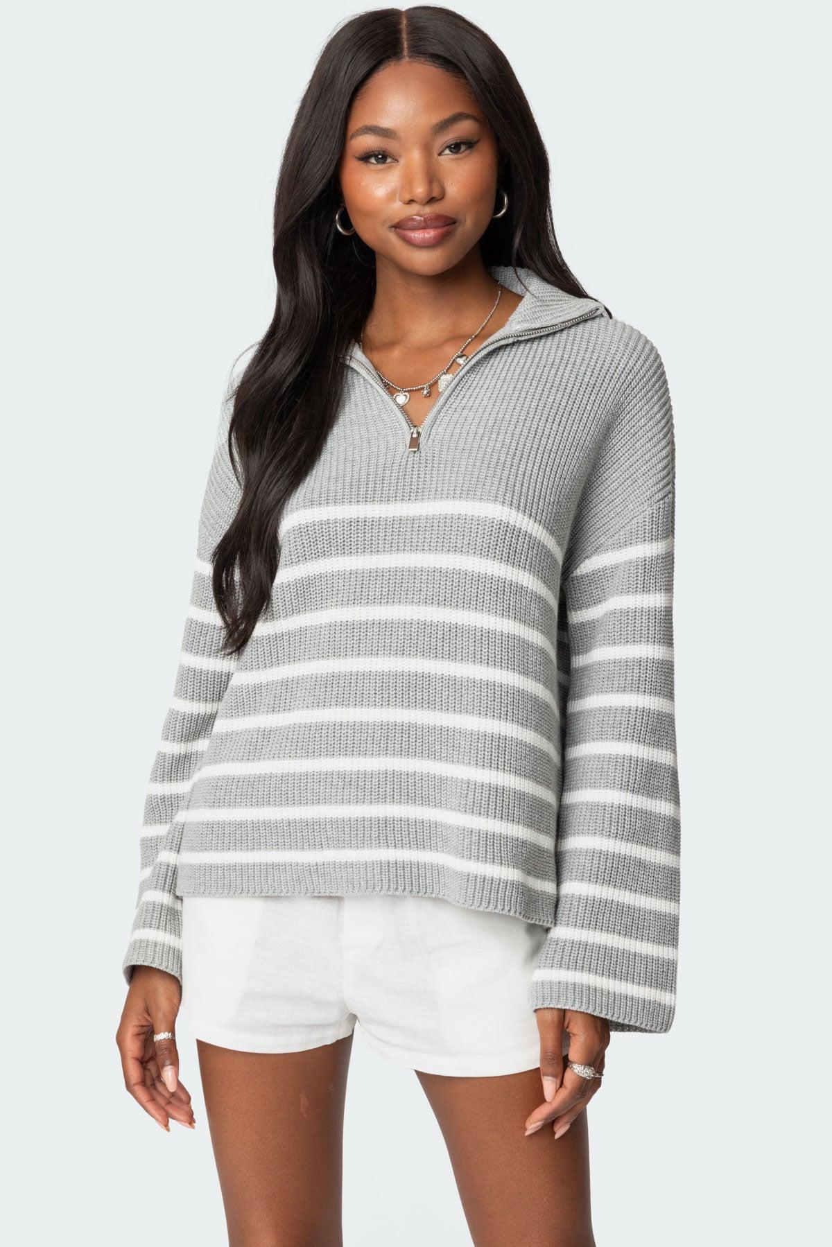 Oversized Quarter Zip Sweater product image