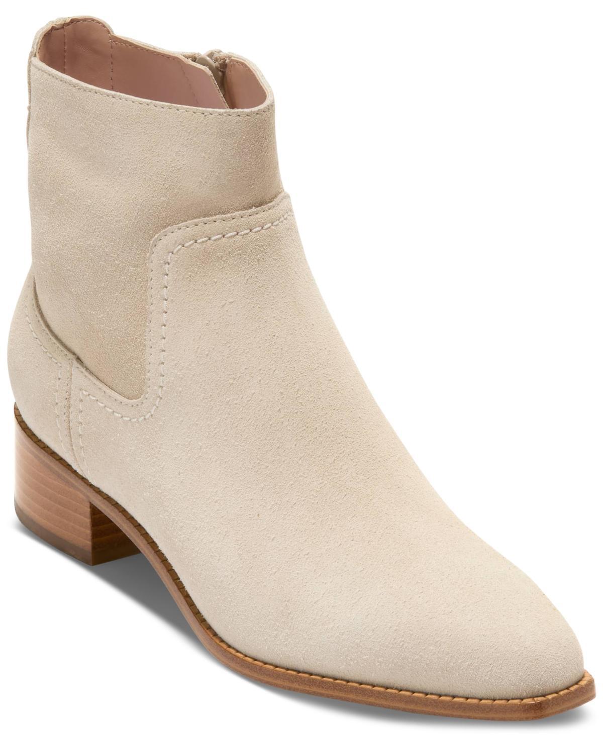 Cole Haan Womens Naia Pointed Toe Block Heel Booties Product Image