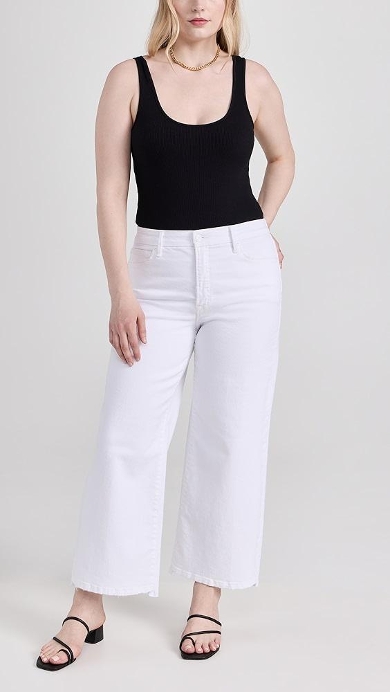 Good American Good Waist Palazzo Crop Jeans | Shopbop Product Image