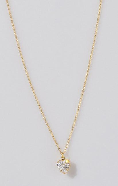 Faithy Jewels Hailey Heart Necklace ~ Gold Product Image