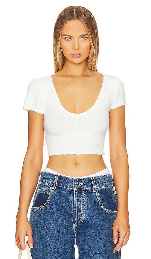 x Intimately FP Keep Me Warm Crop Top In Ivory Product Image