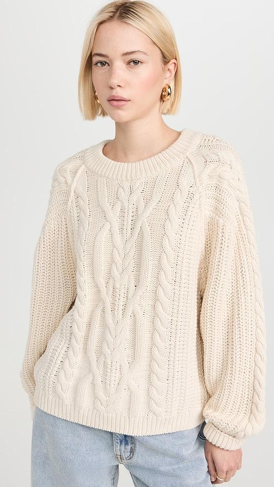 Free People Frankie Cable Pullover | Shopbop Product Image