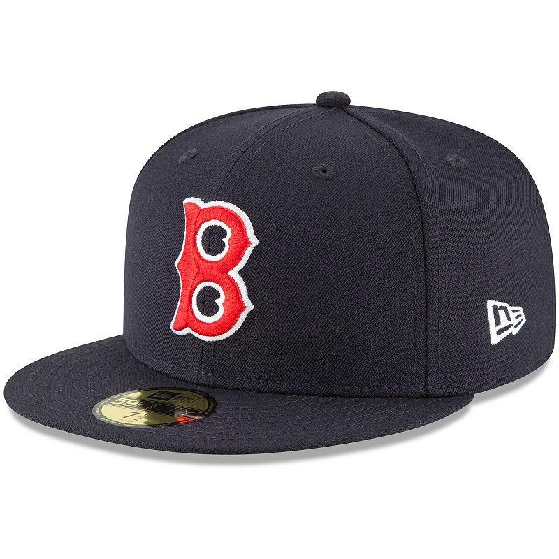 Mens New Era Boston Red Sox Cooperstown Collection Wool 59FIFTY Fitted Hat Blue Product Image